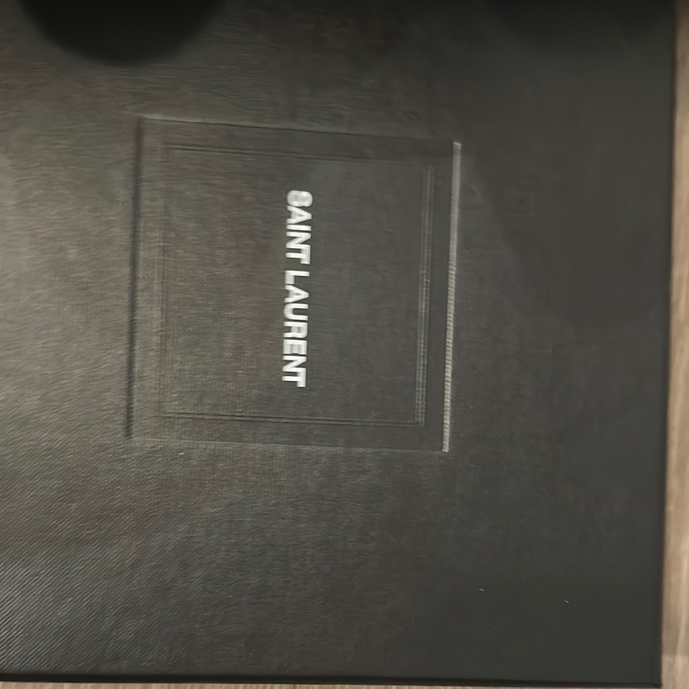 Saint Laurent Glossy Black Formal Shoes View 6